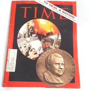 Red and Black Art Decal with Commemorative Medallion